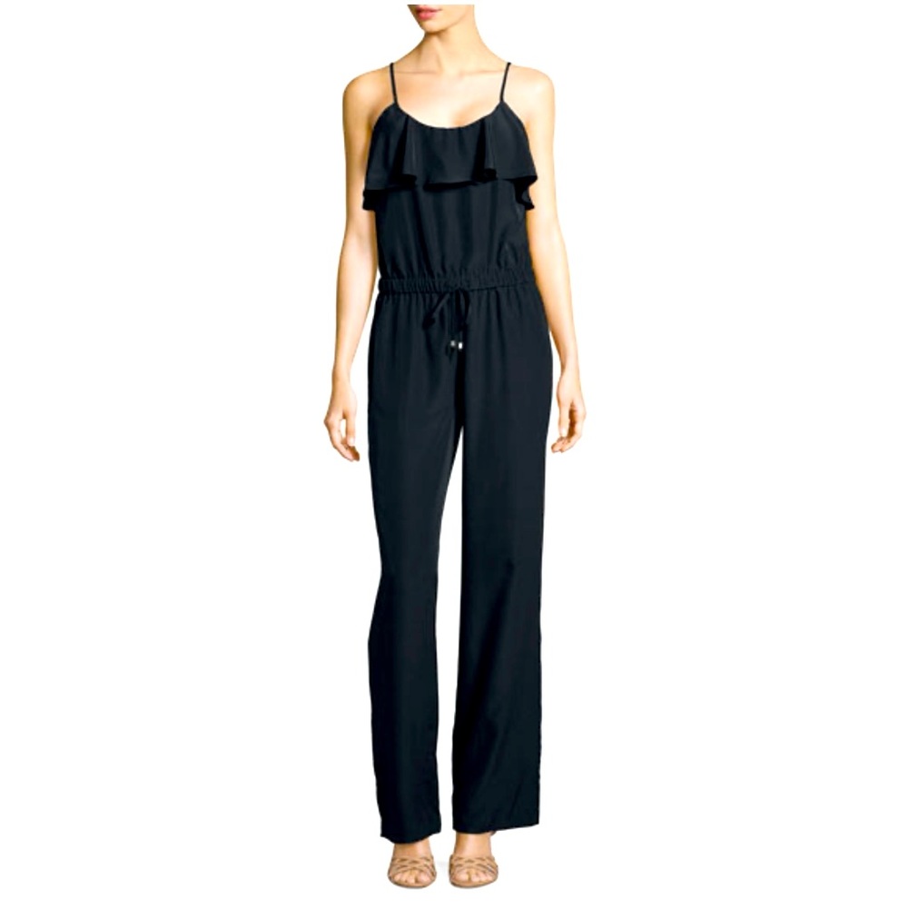 EUC MICHAEL Michael Kors Flounce Spaghetti-Strap
Jumpsuit size small